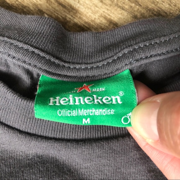Heineken Gray Short Sleeve t-shirt Med - Picture 4 of 5